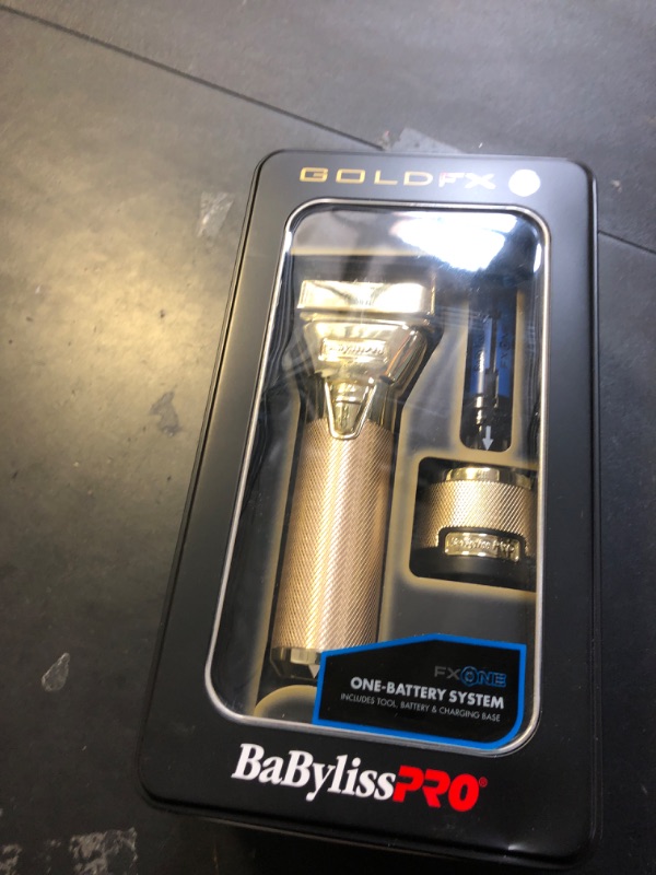 Photo 2 of BaBylissPRO FXONE GOLDFX All Metal Double Foil Shaver