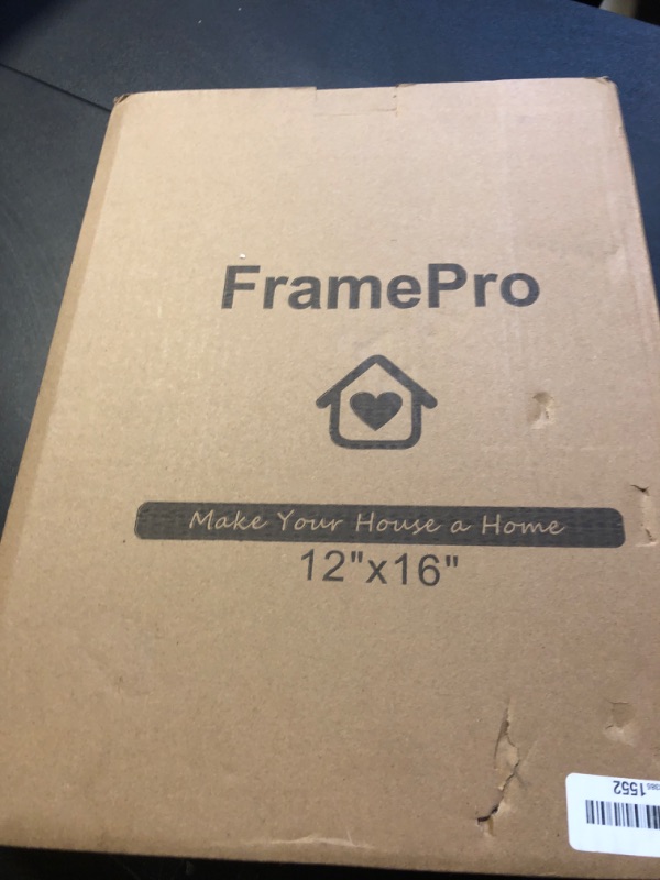 Photo 1 of FramePro Shadow Box Frame Display Case 12x16 with Removable Shelves, Deep Memory Box Trinket Knick Knack Shelf Cabinet for Collector, Keepsake Coins Military Medals Wedding Flowers Real Wood