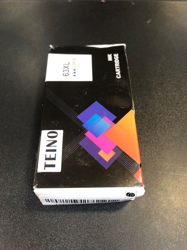 Photo 1 of TEINO 63XL 63 Ink Cartridges Combo Pack for HP Printers Remanufactured Replacement for HP Ink 63 63XL OfficeJet 3830 4650 5255 5258 4655 4652 3833 Envy 4520 4512 DeskJet 1112 3630 (Black Tri-Color)