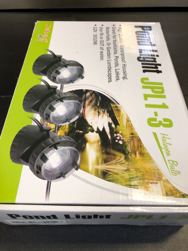 Photo 2 of 30w Halogen Submersible Light for Water Gardens and Ponds, Set of 3