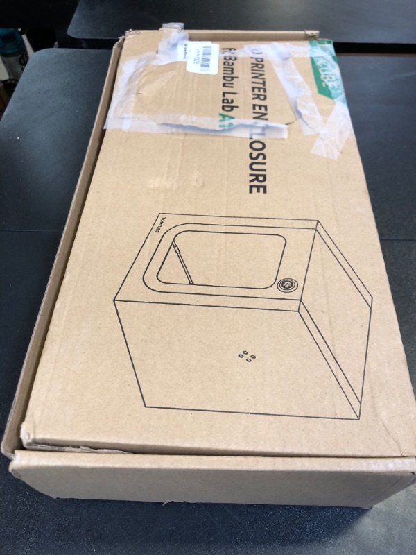 Photo 2 of TOPCUBE 3D Printer Enclosure for Bambu Lab A1, Large Size Enclosure with LED Light, Fireproof Waterproof Dustproof Noise Reduction Constant Temperature 3D Printer Cover, 550x670x600MM