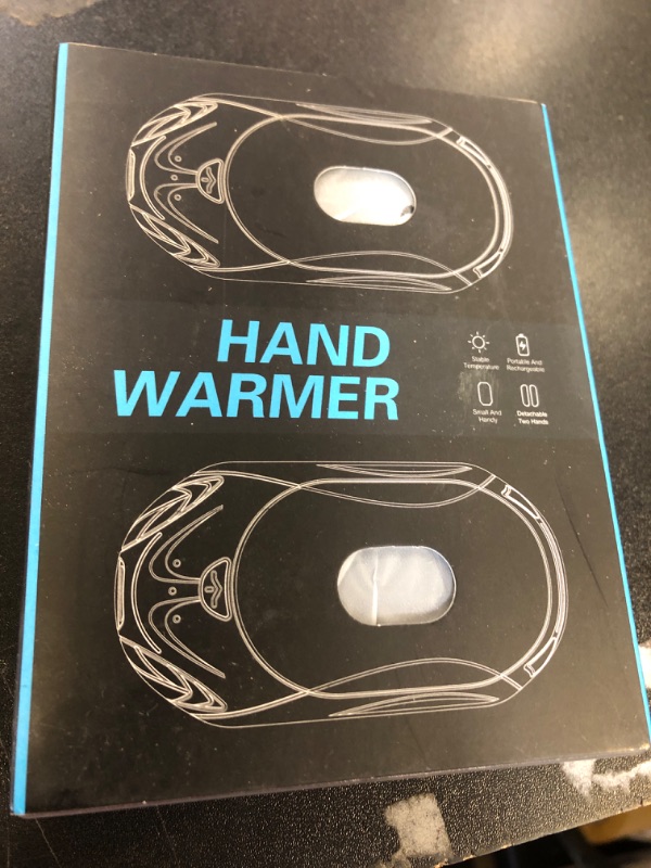 Photo 2 of AI Hand Warmers Rechargeable 2 Pack,6000mAh Rechargeable Hand Warmer,20Hrs Long Heating Electric Hand Warmer,Portable Pocket Heater,Pocket Size Hand Warmer, Gifts for Christmas,Camping,Hunting