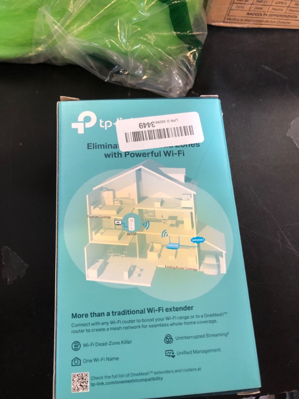 Photo 2 of TP-Link AC1900 WiFi Extender (RE550), Covers Up to 2800 Sq.ft and 35 Devices, 1900Mbps Dual Band Wireless Repeater, Internet Booster, Gigabit Ethernet Port