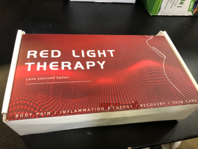 Photo 2 of Red Light Therapy, Cordless Infrared Therapy Pad for Back Knee Leg Pain Relief, Portable 660nm 850nm Wireless Red Infrared Light Therapy Wrap Belt with Rechargeable Controller Gift for Women Men