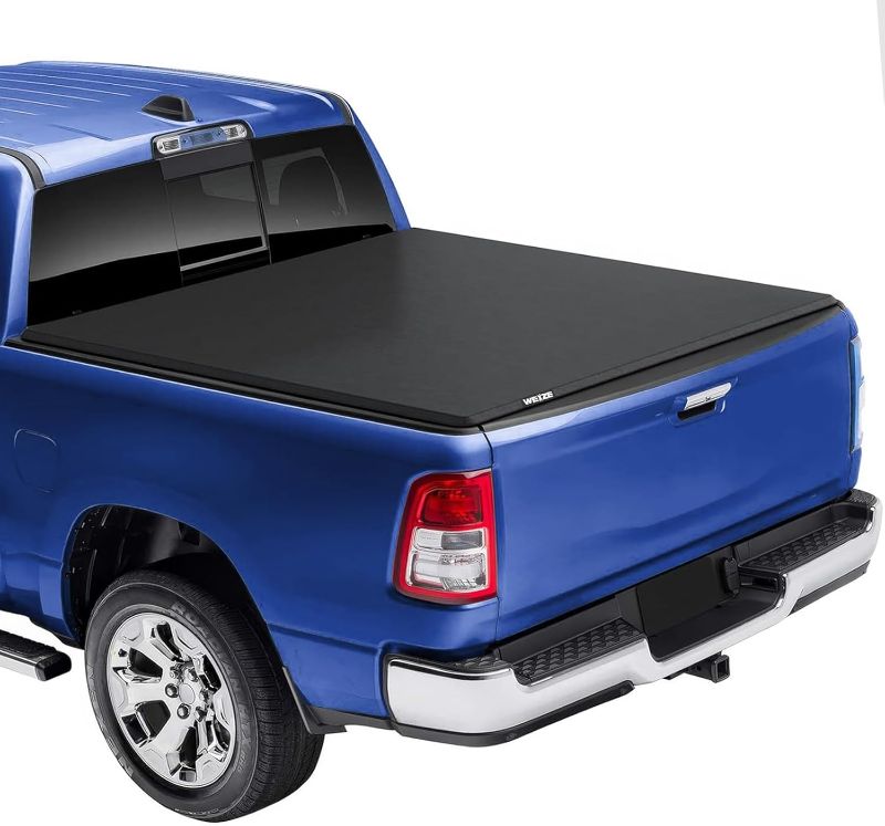 Photo 1 of WEIZE Soft Roll-up Truck Bed Tonneau Cover Compatible with 2019-2025 Dodge Ram 1500 with 5'7" (67") Bed 
