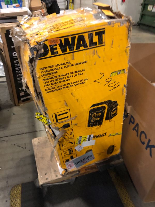 Photo 2 of DEWALT Vertical Portable Compressor, 1.9 Hp 200 Psi Oil Free High Pressure Low Noise (D55168)