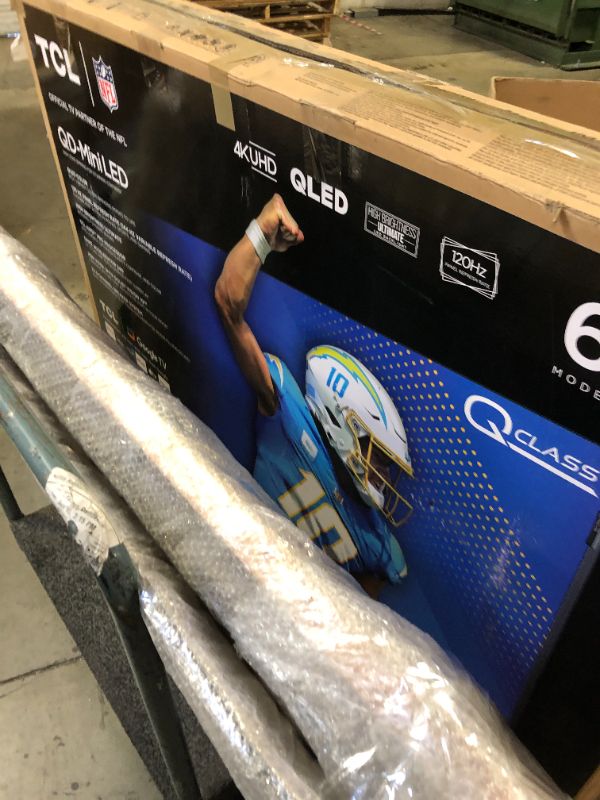 Photo 3 of **SOLD FOR PARTS**
TCL 65-Inch QM85 QLED 4K Smart QD-Mini LED TV with Google TV (65QM851G, 2024 Model) Dolby Vision IQ HDR, Dolby Atmos, Game Accelerator up to 240Hz, Voice Remote, Works with Alexa, Streaming Television