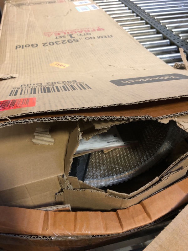 Photo 1 of Yaheetech Stripper Dance Pole Spinning Static Dancing Pole Portable Removable for Home Club Bar Gym 44.5-108.3 Height Adjudtable & Weight Capacity 500lb - Gold