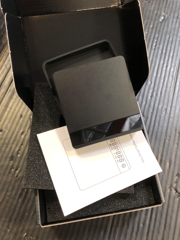 Photo 1 of Metal Coffee Scale with Timer, Espresso Scale with Auto Timing, 3 Mode for Espresso Machine and Pour-Over, 2kg/0.1g High Precision Scale, Aluminum Body with LCD Display, Rechargeable