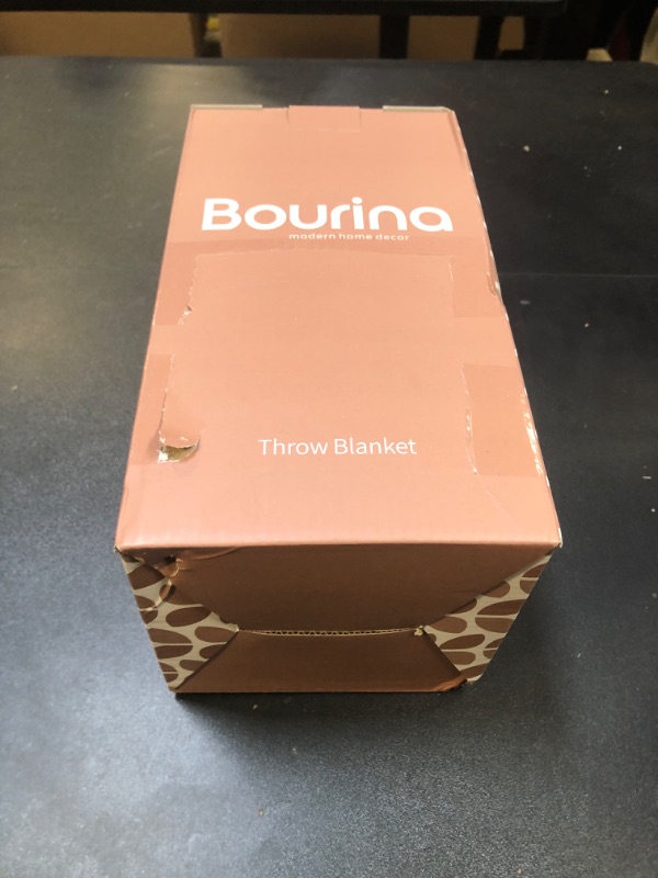 Photo 1 of BOURINA Olive Throw Blanket 50x60 Inches Throw Textured Solid Soft Sofa Couch Decorative Knit Blanket