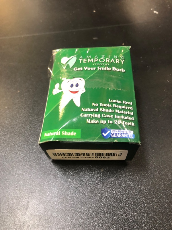 Photo 2 of (Natural Shade) Amazing Temporary Tooth Replacement Kit, Temp Missing Teeth Repair, Available in Natural or Bright Shade OPENED PKG
