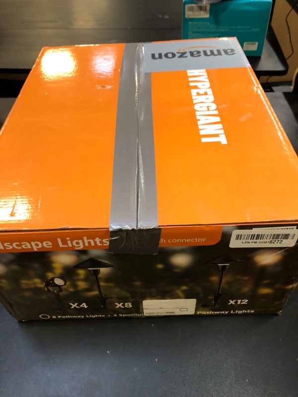 Photo 2 of HYPERGIANT 12 Pack 5W Low Voltage Pathway Lights,Outdoor Wired LED Landscape Path Lights,AC/DC 12-24V UL Listed Cord Cast-Aluminum Waterproof,2700K Low Voltage Pathway Lighting For Walkway Garden Yard