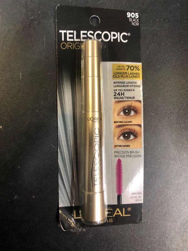 Photo 1 of L'Oreal Paris Telescopic Mascara, Black [905] 0.27 oz 