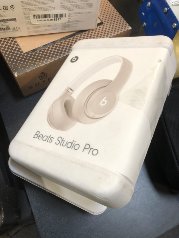 Photo 5 of Beats Studio Pro - Wireless Bluetooth Noise Cancelling Headphones - Personalized Spatial Audio, USB-C Lossless Audio, Apple & Android Compatibility, Up to 40 Hours Battery Life - Sandstone