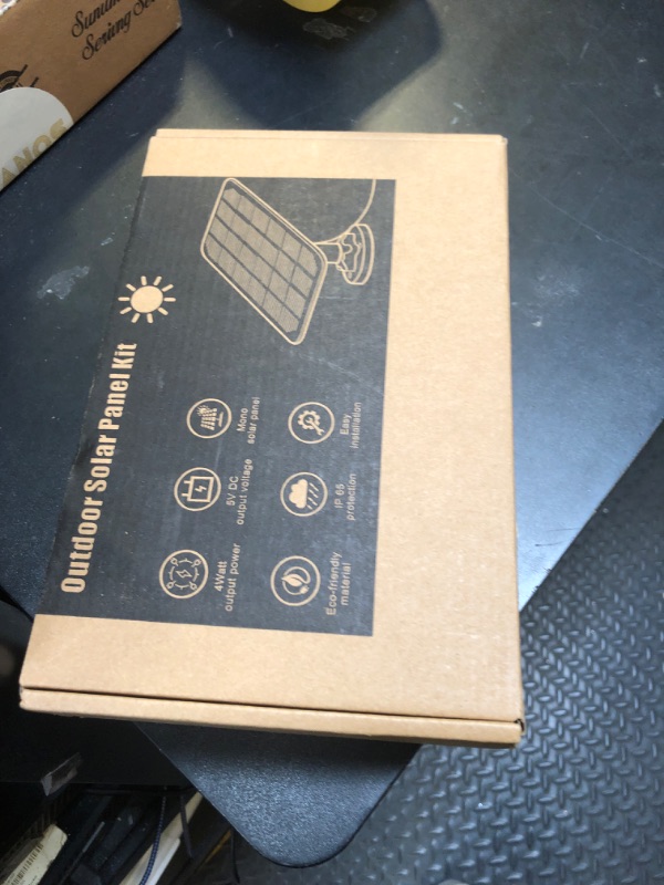 Photo 1 of Solar Panel for Blink Camera Outdoor, 4W Solar Panel with USB-C Port Compatible with Blink Outdoor 4 (4th Gen) Camera, Solar Panel for Blink Camera with Rubber Plug, IP65 Waterproof, 13.12ft Cable