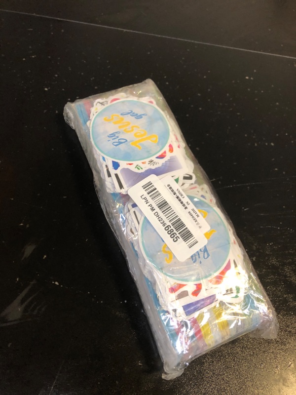 Photo 1 of Kolewo4ever 244 Pieces Bible Verses Gifts Set:144 Pieces Bible Verses Slap Bracelets Religious Christian Wristbands 100 Pieces Bible Verses Stickers for Church Gatherings and Additional Activities