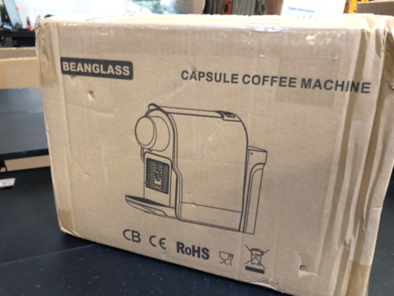 Photo 2 of beanglass Mini Espresso Machine Compatible for NS Original Line Pods, Compact Capsule Coffee Maker with 20 Bar High Pressure Pump, 22 oz Removable Water Tank