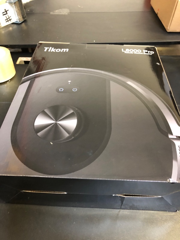 Photo 2 of Tikom Robot Vacuum and Mop Combo, 5000Pa Suction, Smart Mapping, 45dB Robotic Vacuum Cleaner for Carpets, Pet Hair, Hardfloors (L8000 Pro)