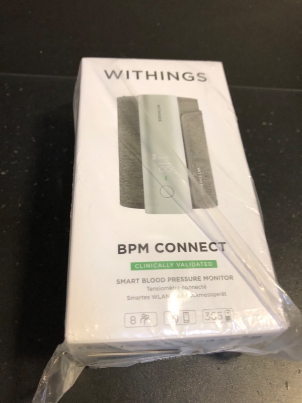 Photo 2 of Withings BPM Connect - Digital Blood Pressure Cuff & Heart Rate Monitor - Blood Pressure Machine Arm Cuff, FDA Cleared, FSA/HSA Eligible, IOS & Android