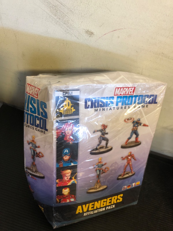 Photo 2 of Atomic Mass Games Marvel: Crisis Protocol Avengers Affiliation Pack - Earth's Mightiest Heroes in One Box! Tabletop Superhero Game, Ages 14+, 2 Players, 90 Minute Playtime, Made