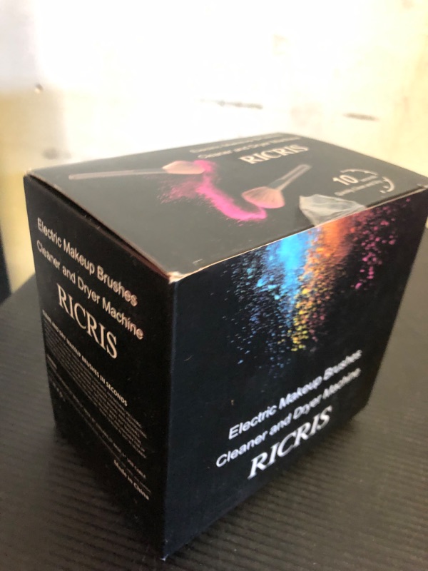 Photo 1 of RICRIS Electric Makeup Brush Cleaner Machine - Ultra Fast USB Make Up Brush Washer and Dryer - Automatic Cosmetic Brush Cleanser Tool Clean and Dry in Seconds for Beauty Women, Girls