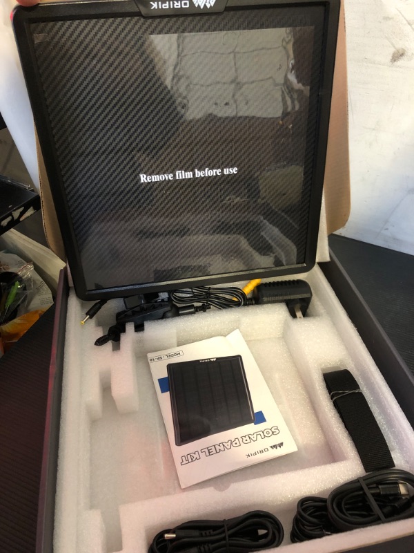 Photo 2 of Trail Camera Solar Panel: 6V/9V/12V Game Camera Solar Panel Charger kit Build-in 15000mAh Rechargeable Lithium Battery with USB-A/USB-C, IP66 Water-Resistant