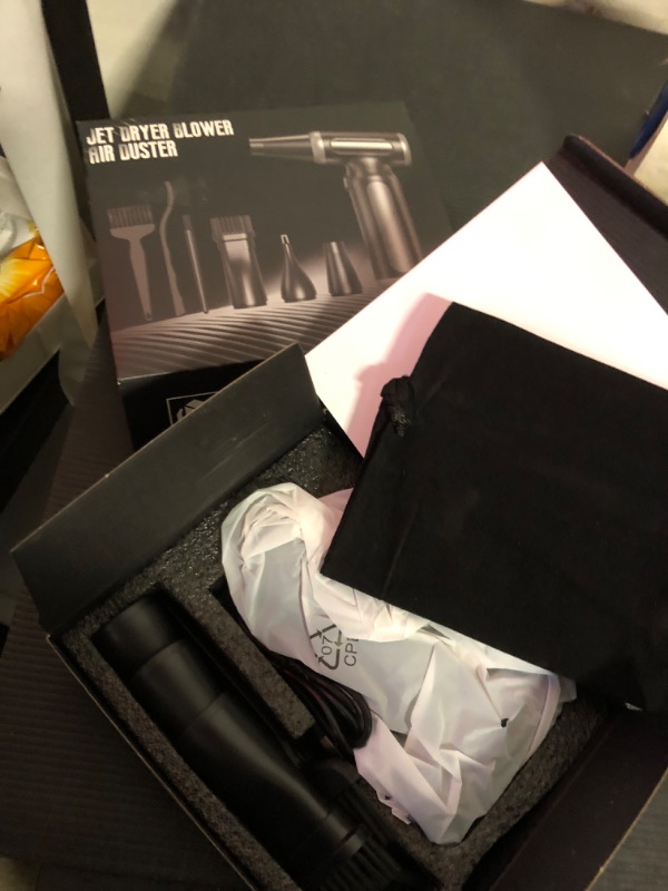 Photo 1 of Compressed-air-Duster-Jet-Blower- Power Turbo Fan- Electric pc dustes 300000RPM- Replace Compressed air can- Keyboard Clean-car Fan Cleaning Kits-Leaf Blower-No Canned for Cleaning car Snow Blowing