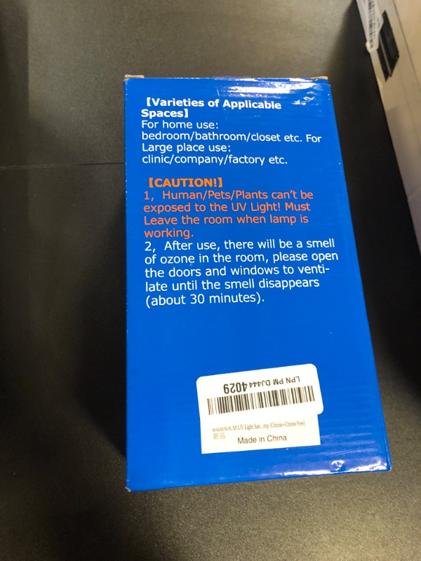 Photo 2 of BAIMNOCM 50 Watt UV Light, UVC Lamp with E26 Base and Remote Control, UV Light Bulb for Basement/Bedroom/Kitchen, 2x25W Ultraviolet Light Lamp