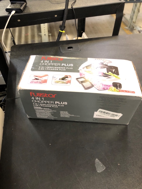 Photo 1 of Fullstar Vegetable Chopper - Food Chopper - Onion Chopper - Vegetable Slicer & Spiralizer - Veggie Chopper with Container - Kitchen Gadgets - Home Essentials - Kitchen Accessories (4 in 1, White)