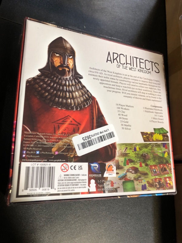 Photo 2 of Renegade Game Studios Architects of the West Kingdom Game for 1-5 Players Aged 12 & Up