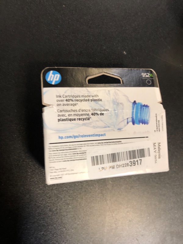 Photo 2 of HP 952XL Black High-yield Ink Cartridge | Works with HP OfficeJet 8702, HP OfficeJet Pro 7720, 7740, 8210, 8710, 8720, 8730, 8740 Series | Eligible for Instant Ink | F6U19AN