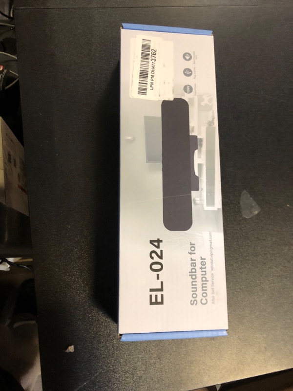 Photo 1 of OGUPGX Computer Speakers for Desktop Pc, Monitor Speakers for Laptop,Pc Speakers with Loud Sound,Volume Control Easily Clamps to Monitors(USB-C to USB Adapter Included) (Black)