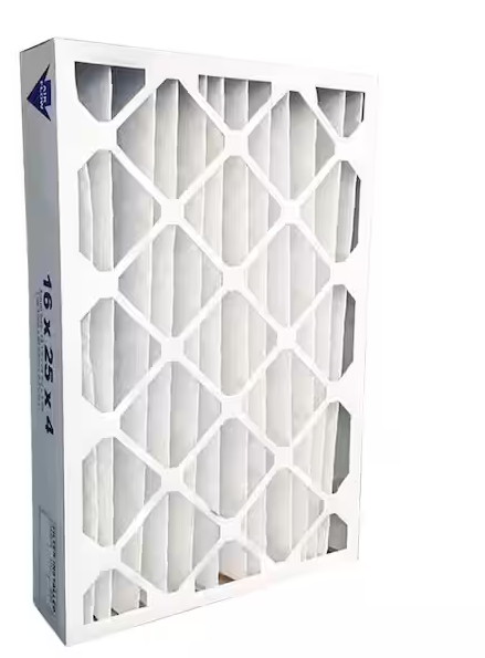 Photo 1 of 16 in. x 25 in. x 4 in. Contractor Pleated Air Filter FPR 7, MERV 8