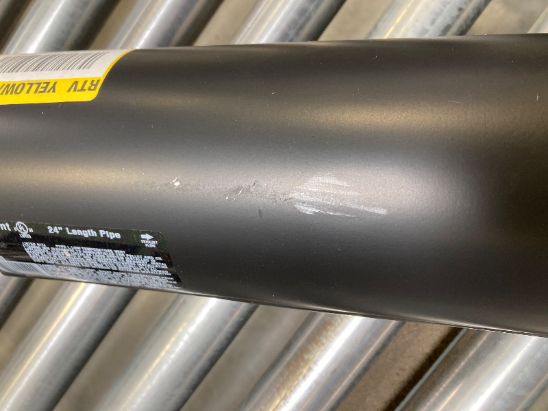 Photo 2 of Simpson Dura-Vent 3124B Black Pellet Vent Pipe