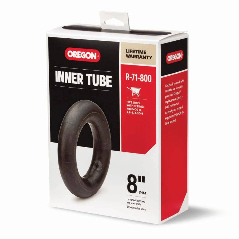 Photo 1 of 8 in. Rim Inner Tube for Wheelbarrows and Lawn Carts, Fits Tires with 8 in. Rims (R-71-800)
