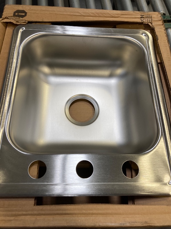 Photo 2 of Elkay D117193 Dayton Single Bowl Drop-in Stainless Steel Bar Sink 17 x 19