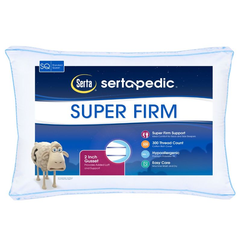 Photo 1 of Sertapedic Super Firm Bed Pillow Standard/Queen
