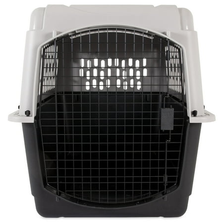 Photo 1 of Vibrant Life Pet Kennel Large 40 Dog Crate Plastic Travel Pet Carrier for Pets 70-90 Lb Grey
