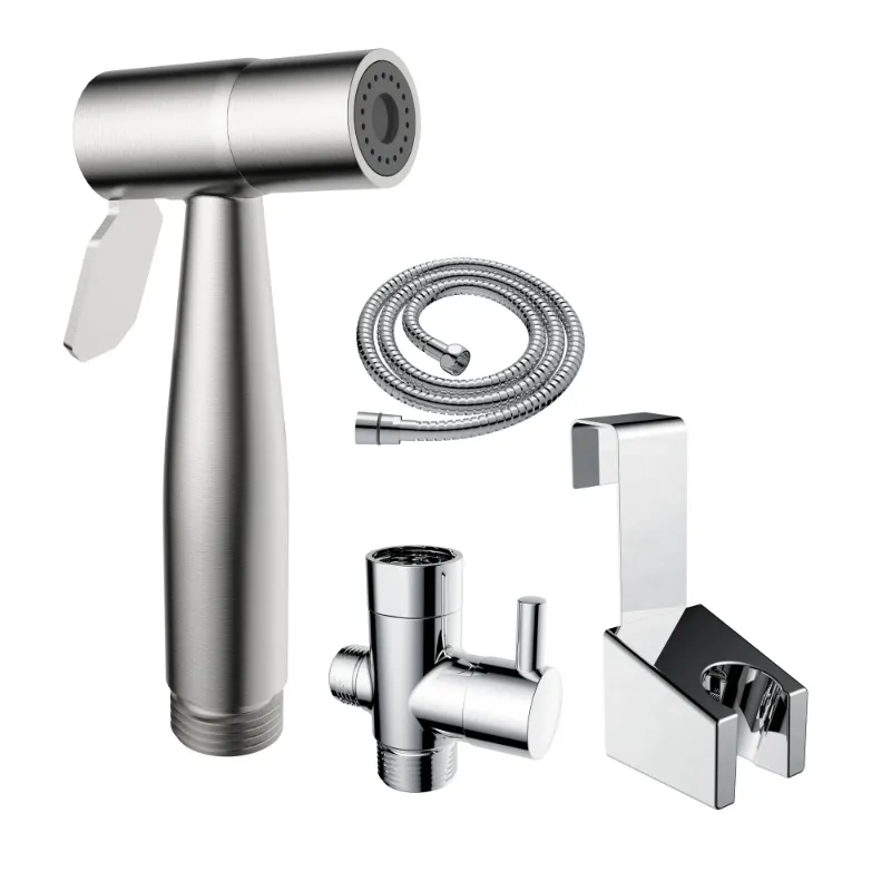 Photo 1 of Mainstays Silver Stainless Steel Handheld Bidet Sprayer Set 