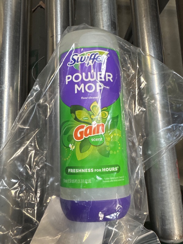 Photo 2 of Swiffer POWERMOP Wet Jet Max Refill Liquid All Purpose Gain
