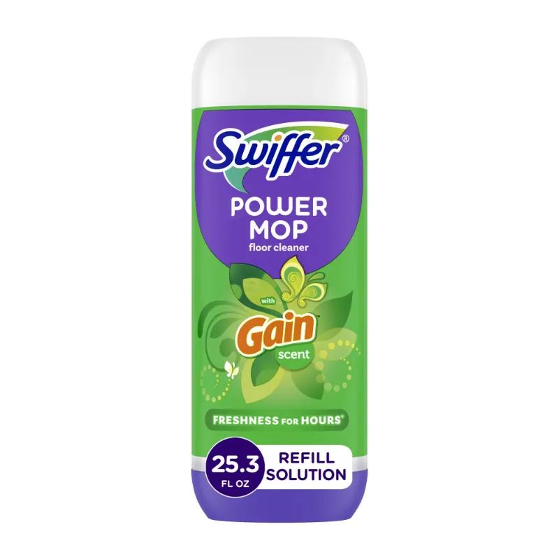 Photo 1 of Swiffer POWERMOP Wet Jet Max Refill Liquid All Purpose Gain
