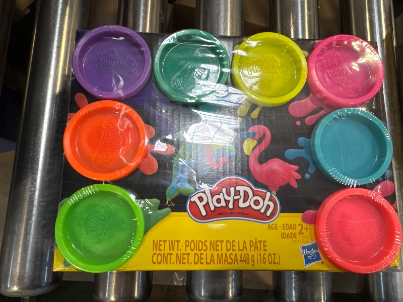 Photo 2 of Play-Doh 8-Piece Neon Can Set - Multi
