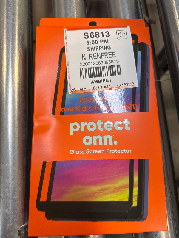 Photo 2 of Onn. Glass Screen Protector for Onn. 8 Tablet Gen 1 / 2 / 3 / 4 (2019 2020 2021 2022 Model)
