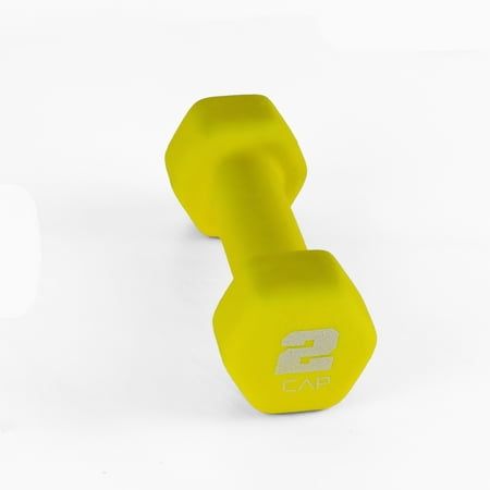 Photo 1 of CAP 2lb Neoprene Dumbbell Yellow Single
