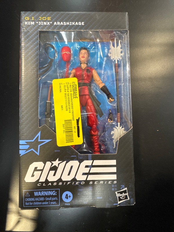 Photo 2 of G.I. Joe Classified Series #124, Kim Jinx Arashikage, Collectible 6-Inch Ninja Action Figure with 7 Accessories