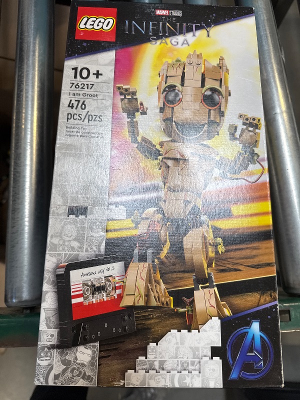 Photo 2 of Lego Marvel I am Groot 76217 Building Toy Set - Action Figure from The Guardians of The Galaxy Movies, Baby Groot Model for Play and Display, Great for Kids, Boys, Girls, and Avengers Fans Ages 10+