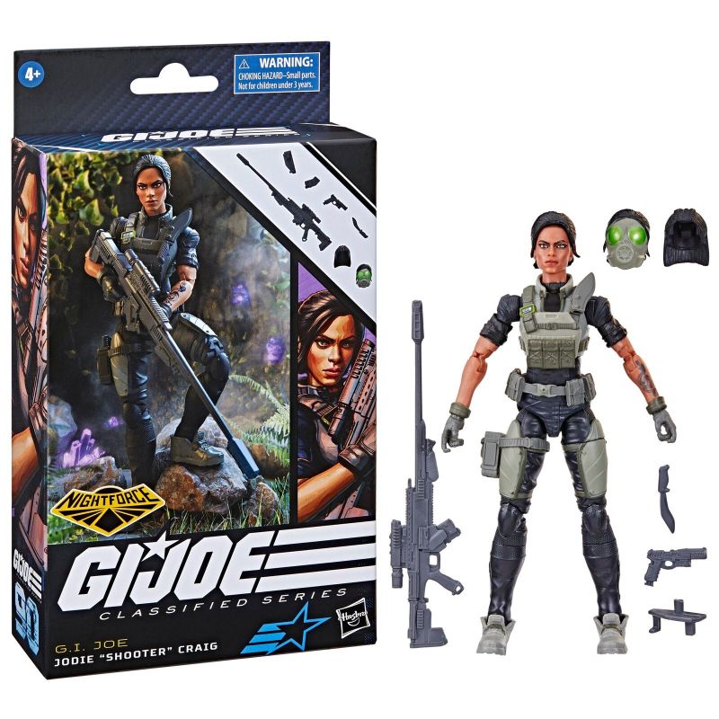 Photo 1 of G.I. Joe: Classified Series Jodie Shooter Craig Kids Toy Action Figure for Boys and Girls Ages 4 5 6 7 8 and up (6”)
