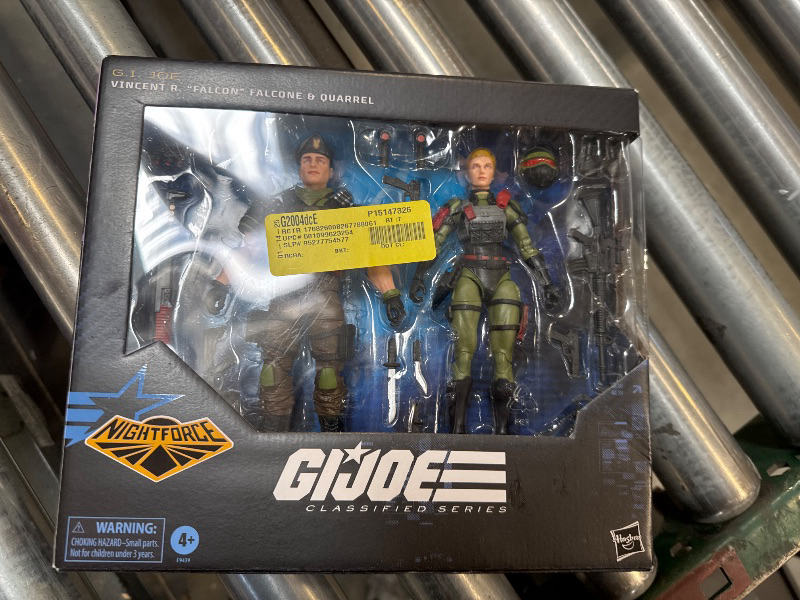 Photo 2 of G.I. Joe Classified Series #138, Night Force Vincent R. Falcon Falcone & Quarrel, 6 Inch Action Figures