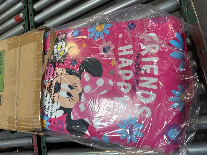Photo 1 of Disney Minnie Mouse Kid S 18 ABS Hard-Side Spinner Luggage with Duffel Set
