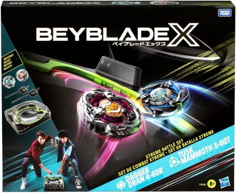 Photo 1 of Beyblade X Xtreme Battle Set with Beystadium Arena, Tops & Launchers
